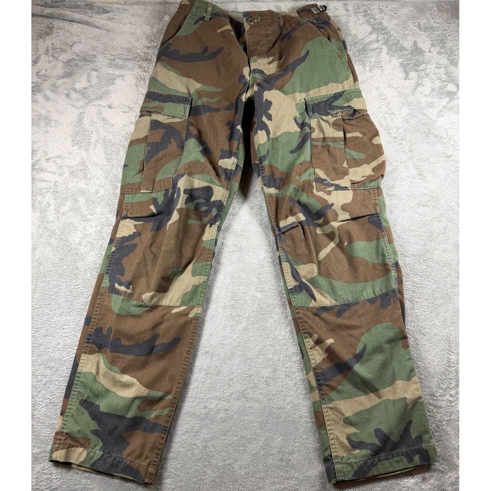 Vintage USGI Woodland Camo BDU Cargo Pants Small Regular Military 50/50